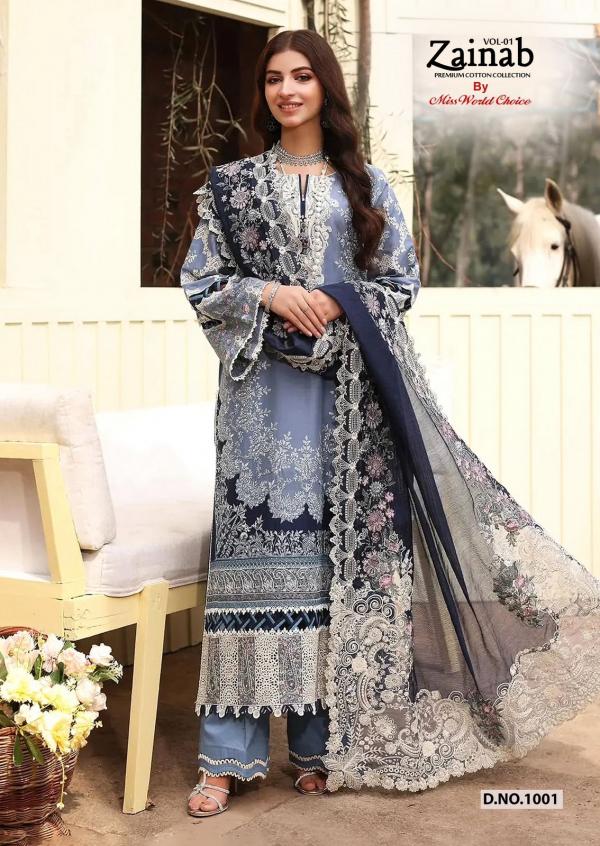 Miss World Zainab Vol-01 – Karachi Dress Material